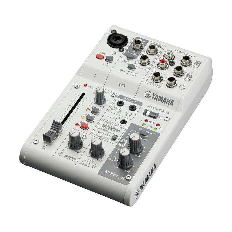 DTM・DAW YAMAHA AG03MK2 Mesa De Som e Interface de Áudio Yamaha Ag03mk2 3 Canais USB